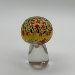 Yellow Mushroom Coloured Glaze Decoration