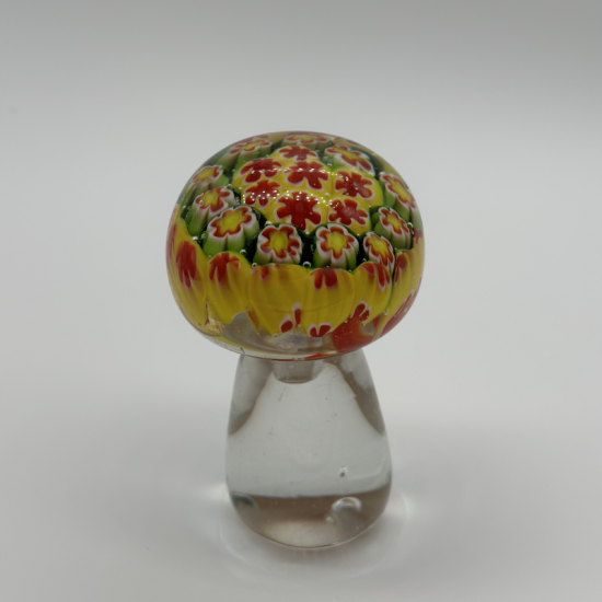 Yellow Mushroom Coloured Glaze Decoration Yellow Mushroom Coloured Glaze Decoration