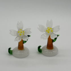 Small Flower Coloured Glaze Decoration