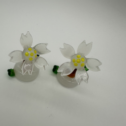 Small Flower Coloured Glaze Decoration