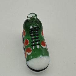 Green Shoes Coloured Glaze Decoration