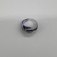 Black, White And Blue Swirl Glass Ring Black, White And Blue Swirl Glass Ring