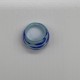 Blue Spotted Glass Ring