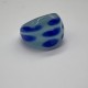 Blue Spotted Glass Ring