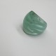 Green Striped Glass Ring Green Striped Glass Ring