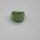 Silver-Green Line Glass Ring Silver-Green Line Glass Ring