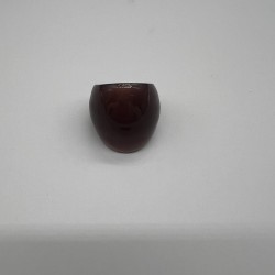 Burgundy Glass Ring