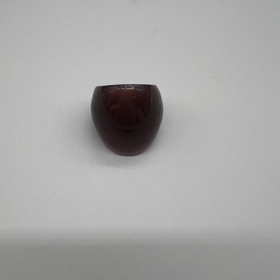 Burgundy Glass Ring