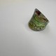 Vintage Green Glass Ring Vintage Green Glass Ring