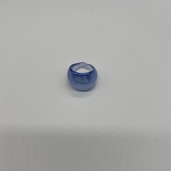 Sky Blue Glass Ring Sky Blue Glass Ring