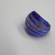 Blue Line Glass Ring Blue Line Glass Ring