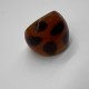 Red And Black Spotted Glass Ring Red And Black Spotted Glass Ring