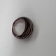 Purple Line Glass Ring Purple Line Glass Ring