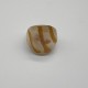 Yellow Striped Glass Ring Yellow Striped Glass Ring