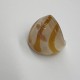 Yellow Striped Glass Ring Yellow Striped Glass Ring