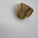 Yellow Striped Glass Ring Yellow Striped Glass Ring