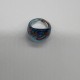 Sea Blue And Red Wave Glass Ring Sea Blue And Red Wave Glass Ring