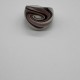 Black And White Purple Swirl Glass Ring Black And White Purple Swirl Glass Ring