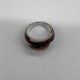 Black And Purple Phoenix Eye Glass Ring Black And Purple Phoenix Eye Glass Ring