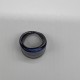 Black And Blue Galaxy Glass Ring Black And Blue Galaxy Glass Ring