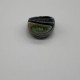 Black And Green Galaxy Glass Ring Black And Green Galaxy Glass Ring