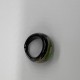 Black And Green Galaxy Glass Ring Black And Green Galaxy Glass Ring