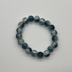 Deep Blue Glass Bracelet