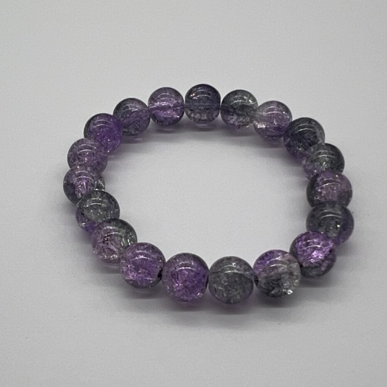 Dusk Charm Purple Glass Bracelet Dusk Charm Purple Glass Bracelet