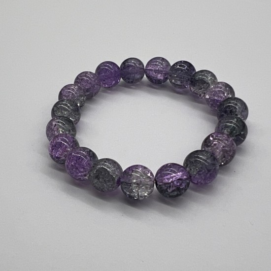 Dusk Charm Purple Glass Bracelet Dusk Charm Purple Glass Bracelet