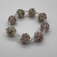 Purple Hydrangea Glass Bracelet Purple Hydrangea Glass Bracelet