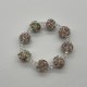 Purple Hydrangea Glass Bracelet Purple Hydrangea Glass Bracelet