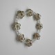 Cherry Blossom Hydrangea Glass Bracelet