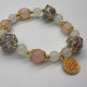 Dragon Brand Hydrangea Glass Bracelet Dragon Brand Hydrangea Glass Bracelet
