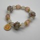 Dragon Brand Hydrangea Glass Bracelet Dragon Brand Hydrangea Glass Bracelet