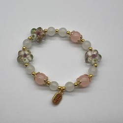 Willful Sakura Glass Bracelet