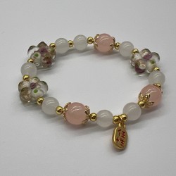Willful Sakura Glass Bracelet