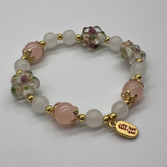Willful Sakura Glass Bracelet Willful Sakura Glass Bracelet