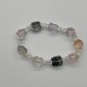 Flower Cluster Glass Bracelet Flower Cluster Glass Bracelet