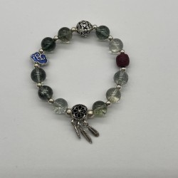 Ghost Dream Catcher Glass Bracelet