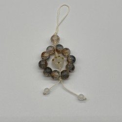 Starry Sky Ice Crack Glass Phone Rope