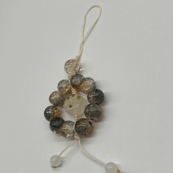Starry Sky Ice Crack Glass Phone Rope