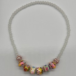 Cute Candy Glass Beaded Necklace
