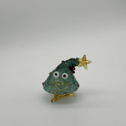 Emoticon Tree Coloured Glaze Decoration