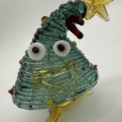 Emoticon Tree Coloured Glaze Decoration