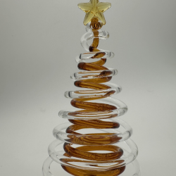 Large Spring Tree (Round) Coloured Glaze Decoration