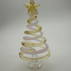Medium Spring Tree (Round ) Coloured Glaze Decoration