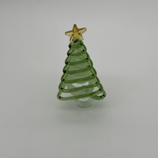 Large Triangle Tree Coloured Glaze Decoration Large Triangle Tree Coloured Glaze Decoration