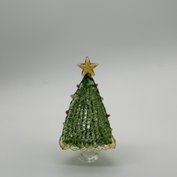 Brushed Triangle Tree Coloured Glaze Decoration