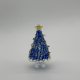 8 cm Brushed Tree Coloured Glaze Decoration 8 cm Brushed Tree Coloured Glaze Decoration