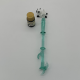 Blue Bamboo Glass Pen Coloured Glaze Decoration Blue Bamboo Glass Pen Coloured Glaze Decoration